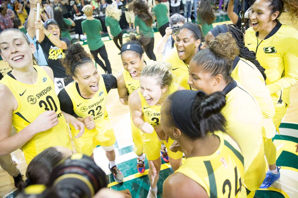 The Seattle Storm are ready for their shot at the title. Photo by Neil Enns/Storm Photos