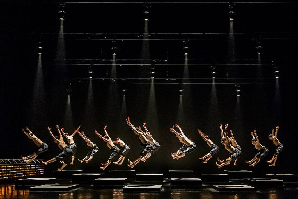 Pacific Northwest ballet debuts three works  Alexander Ekmans Cacti  during All Premiere. Photo by Johan Persson/ArenaPAL