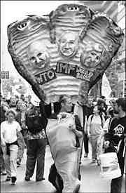 Global justice now! The spirit of Seattle sweeps through DC.