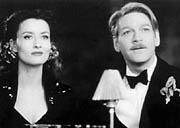 McElhone and Branagh take a brief respite from hoofing and singing.