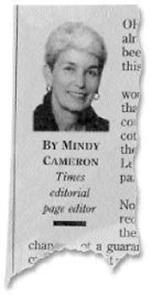 Cameron spoke for the city's power brokers.