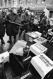 Protecting free speech in the "no protest" zone.