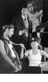 Jos Viramontes, Timothy McCuen Piggee, and Julyana Soelistyo treat the Bard hard.