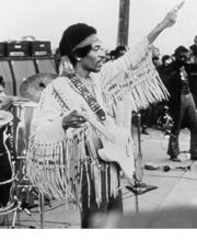 Hendrix revisited: 'Scuse me while I point to the sky.
