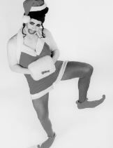 Diva dina Martina takes the holidays seriously at OTB.