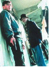 Jang Dong-Kun (left) and Park Joong-Hoon on a stylish stakeout.