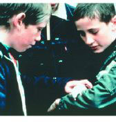 John Miller (left) and our glum hero, William Eadie.