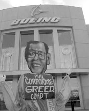 Eight decades of tax breaks and fawning politicians weren't enough for Phil Condit.