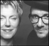 Pop goes the diva: von Otter and Costello.