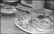 Getting sauced: Spicy servings at the Santa Fe Caf&eacute;.