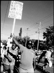 The protests continue.