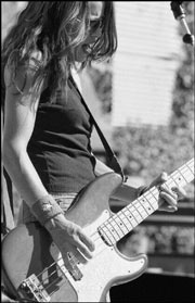 All hands on the bad one: Superchunk's Laura Ballance.