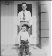 Unsung musical hero James Talley with his father in Richland, Wash.