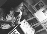 Artist Noriko Kato: at peace with her inks.