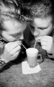 Did we mention that the milk builds strong bones? Sips for two at the Sorrento.