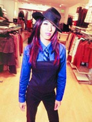 Worth the wait: Chaka strikes a pose.