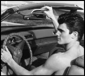 Johnson driving while hunky.