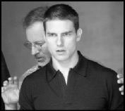 Director and star on the set.