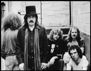 Captain, oh my captain: Beefheart (in hat), one of rock's pre-eminent outsiders.