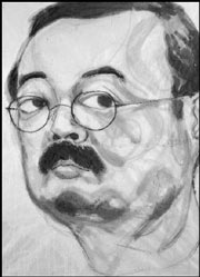 Mastery of classical technique and "expression": Takamori's Self Portrait (2001).