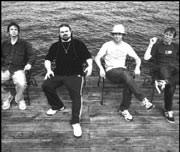 Rock me on the water: Brad&mdash;(from left) Mike Berg, Shawn Smith, Stone Gossard, and Ragan Hagar.