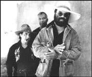 Day of the Dead: Otis Taylor (foreground), winning raves for his latest CD.