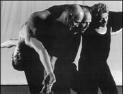 They got your back: from left, Phillip Borunda (horizontal), Ray Houle, Alan Sutherland, and Jack Yantis.