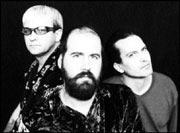 Eyes Adrift: (from left) Bud Gaugh, Krist Novoselic, and Curt Kirkwood.