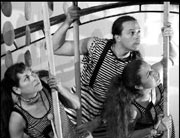 Mann (left), Lamblin, and Potmesil: like kids in a fabulous story.