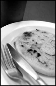 The pupusas at Salvadorian Bakery