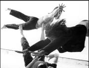 Say what? The members of Lingo dancetheater, chattering in movement.