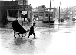 Monsoon season in Shanghai.