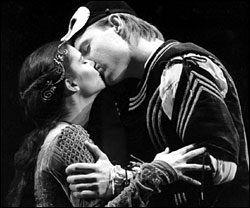 Shakespeare's lovers: A kiss is still a kiss.