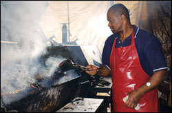 Willie Turner, Beacon Hills master of barbecued bird.