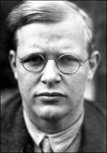 The Nazi defier Bonhoeffer.
