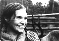 Beaming shamaness Anni-Christina Juuso in Cuckoo.