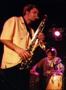 Skerik with Garage a Trois: Just playing your record collection.