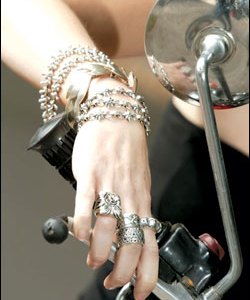 Kimberly Bakers rock n roll jewelry.