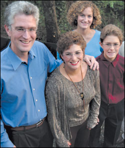 From left: Jim Spady, Fawn Spady, daughter Jasmine, and son Saul.