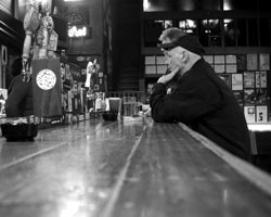 At the Comet, not passing the bar.