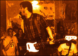 Headstock in action.