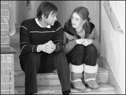 Unhappy couple Carrey and Winslet contemplate all the bad times they've shared together.