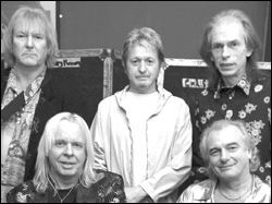 One of these men (back right) invented both George Lynch and Loren Mazzacane Connors.