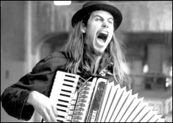 Jason Webley, punk accordionist.