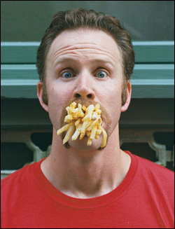 Spurlock has since lost 20 of the 25 pounds he gained.