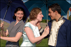 Persinger (left) leads Well.