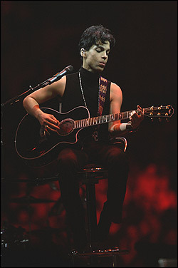 Prince and an instrument you may remember him playing.