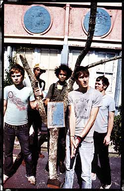 Blood Bothers, from left: Johnny Whitney, Mark Gajadhar, Morgan Henderson, Jordan Blilie, and Cody Votolato.