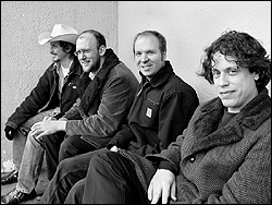 Future North Face supermodels? Crooked Fingers chill.