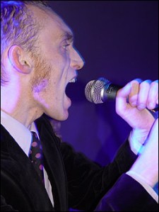 Swayzak's new vocalist Richard Davis. Not pictured: David Brown and James Taylor.